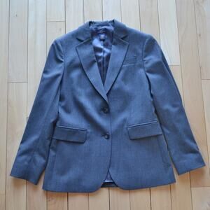 Brooks Brothers Wool Suit Jacket Gray Size 6